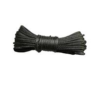 KAKAK Câble synthétique for treuil, 6 mm x 15 m, avec Gaine, Accessoires for Voiture, rallonge de treuil Haute ténacité(Black)