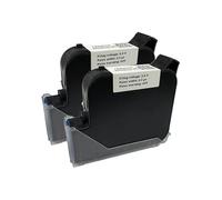 KAKAK Cartouche d'encre Noire À Solvant 1309S 25,4 Mm for Imprimante À Jet d'encre Portable, Séchage Rapide Et Étanche pour Le Code-Barres Texte(2PCS)