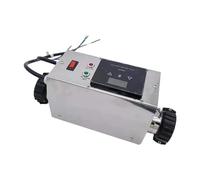 KAKAK Chauffe-Eau électrique for Piscine et Spa 3 KW, Thermostat avec Une efficacité de Chauffage élevée