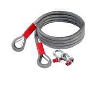 KAKAK Corde de remorquage Robuste for Voiture, 20 tonnes, 25 tonnes, Anti-Rupture, épaisse, Tout-Terrain, spéciale, résistante à l'usure Haute ténacité(4M 18T)