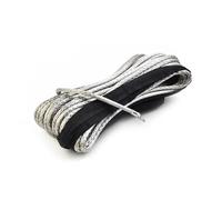 KAKAK Corde de treuil de 15 m, câble de remorquage Gris de 5 mm, for camions, Bateaux et Voitures Tout-Terrain Haute ténacité