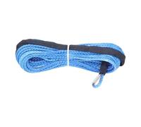 KAKAK Corde de treuil de remorque 6 mm x 15 m (1/4 po x 50 pi) - Nylon Bleu résistant à l'usure - Remplacement for ARB SUV, Camion, UTV Haute ténacité