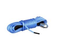 KAKAK Corde de treuil synthétique en polyéthylène for Voiture, 7700 LB, 5 mm/6 mm x 15 m, Corde de remorquage for Sauvetage Automobile Haute ténacité(7mmX15m)