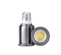 KAKAK Éclairage de plafond Ampoule LED à intensité variable, lumière blanche chaude 3000 K, spot LED E27, vis E14, lumière jaune chaude pour maison, garage, entrepôt(Neutral light 4000K,E14 10W)