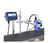 KAKAK Imprimante à Jet d'encre Industrielle 130Plus, buse 12,7/25,4 mm, Corps en Plastique, Code-Barres QR, numéro de lot, Logo, Date pour Le Code-Barres Texte(12.7mm Without Ink)