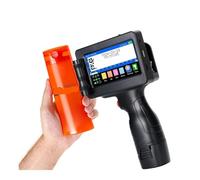 KAKAK Imprimante à Jet d'encre Portable 1755PLUS 12,7 mm, sans Encre, Texte, Code-Barres, numéro de lot, Logo, Date, étiquette pour Le Code-Barres Texte