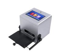 KAKAK Imprimante à Jet d'encre Thermique 12,7 mm/25,4 mm, Code-Barres QR, numéro de lot, Image, Date, Logo, Date d'expiration pour Le Code-Barres Texte(12.7mm-5inch Screen)