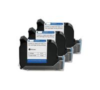 KAKAK Imprimante à Jet d'encre Thermique Portable 25.4mm, Cartouche d'encre à solvant à séchage Rapide, Encre Noire Non chiffrée pour Le Texte, la Date, Le Code-Barres, l'heure, e(3PCS)