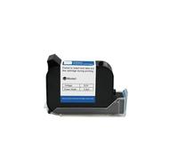 KAKAK Imprimante à Jet d'encre Thermique Portable 6900 12,7 mm, Cartouche d'encre solvant à séchage Rapide, imprimante Portable Non chiffrée, Encre Noire pour Le Code-Barres Texte(1PC)