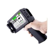KAKAK Imprimante Jet d'encre Thermique Portable sans Fil cryptée DC50T 12,7 mm, Code-Barres QR, numéro de lot, Logo, étiquette pour Le Code-Barres Texte(with 2 Ink)
