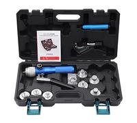 KAKAK Kit d'outils hydrauliques for CVC for Tubes en cuivre : Outil d'expansion de Tubes en cuivre de 3/8" à 1-5/8" CT/VG-300A(7 Heads)