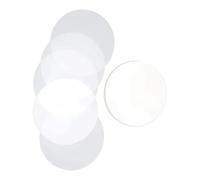 KAKAK Lot de 100 Films Transparents for Badges Ronds en Mylar pour des créations Artisanales personnalisées(58MM)