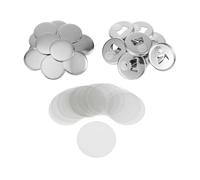 KAKAK Lot de 100 pièces de Boutons métalliques de 58 mm, Aimant de réfrigérateur, décapsuleur for Machine à Boutons, matériaux for Broches Rondes pour des créations Artisanales personnalisées