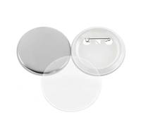 KAKAK Lot de 100 pièces de Machine à Badges Vierges, 25-75 mm, for Presse à Badges pour des créations Artisanales personnalisées(37mm)