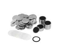 KAKAK Lot de 50/100 Boutons de réfrigérateur 25/32/37/44/58 mm, matériel de Fabrication for Boutons, aimants et Badges pour des créations Artisanales personnalisées(100pcs 32mm)