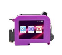 KAKAK Mini-imprimante d'étiquettes Portable, Date de Production, Code QR, Emballage de Bouchons de Bouteilles, Machine de Codage résistante à la décoloration pour Le Code-Barres Texte(Printer-3 Ink)