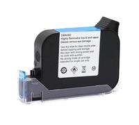 KAKAK Remplacement de Cartouche d'encre 1 pièces 600DPI 12.7mm imprimante à Jet d'encre Thermique Portable Encre à séchage Rapide pour Le Texte, la Date, Le Code-Barres, l'heure, e(Blue)