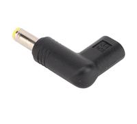 KAKAKE Adaptateur Femelle USB 3.1 Type-c, Adaptateur coudé à 90 Degrés vers 5,5x1,7mm, Chargement Facile, Compact DC 18.5-20V 100W PD pour Ordinateur Portable