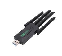 KAKAKE Adaptateur USB Réseau Fil Double Bande 1300 Mbps avec Antenne pour Internet Rapide sur Ordinateur de Bureau