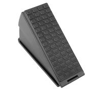 KAKAKE Butée de Porte en Métal Robuste, Coupe-vent, Mobile pour un Espace de 20 à 60 Mm, Butée Inférieure de Porte en Acier Inoxydable pour la Maison et le Bureau, Noir Mat