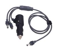 KAKAKE Câble de Chargeur d'alimentation de Voiture Mini Antenne Parabolique 3 en 1 Port USB C 12 V Cordon de Prise Allume-Cigare de Voiture DC, Câble d'alimentation Sûr et Pratique pour Dispositif