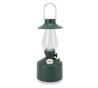 KAKAKE Humidificateur Vintage en Forme de Lampe à Kérosène avec Veilleuse pour des Nuits Tranquilles à la Maison 280 ML (Vert)
