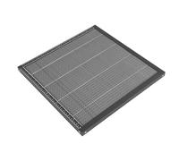 KAKAKE Plateforme Beehive avec Conception Uniforme de Trous de Ruche, Règle de Mesure Rapide, Panneau en Aluminium et Protections D'angle, 17,32 X 17,32 Pouces, pour les Professionnels de la Gravure