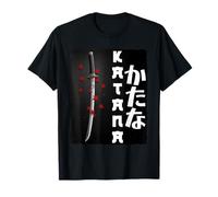 Kakana Japonais kokanodate d'automne Samurai Lame Art T-Shirt