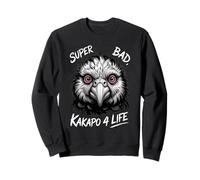 Kakapo Perroquet Hibou Yeux Rouges en colère Style Urbain Vibes Sweatshirt