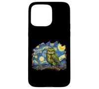 Kakapo Stars and Night Perroquet néo-zélandais Kakapo Oiseau Coque pour iPhone 15 Pro Max