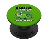 Kakapos Make Me Happy You Not Tso Much Nouvelle-Zélande Kakapo PopSockets PopGrip Adhésif