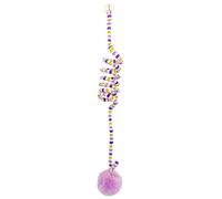 KAKASEA Jouet rétractable pour chats en corde - Jouet amusant pour taquiner les chats - Exercice d'intérieur - Peluche à ressort rétractable - Pompons