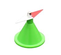 KAKASEA Lot de 10 petites aiguilles à boussole magnétique en forme de losange avec support - Outil d'éducation physique pour les élèves du secondaire (physique)