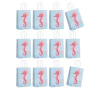 KAKASEA Lot de 12 sacs d'emballage motif sirènes avec poignée pour mariages et fêtes