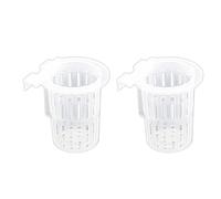 KAKASEA Lot de 2 paniers de plantes hydroponiques pour aquariums, design classique élégant pour les amateurs de poissons