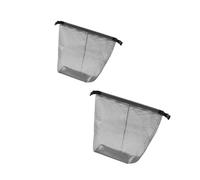 KAKASEA Lot de 2 trousses de maquillage, trousse de toilette, trousse de toilette, trousse de toilette portable, trousse de voyage organisée, Couleur : noir.