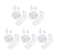 KAKASEA Lot de 5 pinces de séparation pour aquarium avec ventouses en acrylique pour séparer facilement les poissons