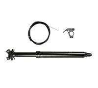 KAKASEA Tige de Selle télescopique Manuelle hydraulique en Alliage d'aluminium réglable 31,6 mm pour vélo Facile à Installer, Voyage 100mm