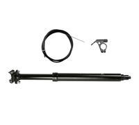 KAKASEA Tige de Selle télescopique Manuelle hydraulique en Alliage d'aluminium réglable 31,6 mm pour vélo Facile à Installer, Voyage 125mm