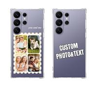 KakaTify Coque de téléphone personnalisée pour Galaxy S26 Ultra - 4 coins en TPU résistant aux chocs et anti-rayures - Souple et transparent - Personnalisez votre propre coque transparente