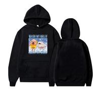 kakazoomm store Sweat à Capuche Humoristique Pibble Meme Hoodie Velvet Hippo Goofball Cuddle Bug Love Bug Spoonful of Sugar Pibble Saying Graphic Pullover Sweatshirt