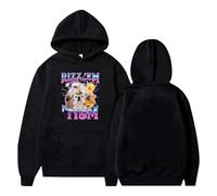 kakazoomm store Sweat à Capuche Humoristique Pibble Meme Hoodie Velvet Hippo Goofball Cuddle Bug Love Bug Spoonful of Sugar Pibble Saying Graphic Pullover Sweatshirt
