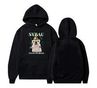 kakazoomm store Sweat à Capuche Humoristique Pibble Meme Hoodie Velvet Hippo Goofball Cuddle Bug Love Bug Spoonful of Sugar Pibble Saying Graphic Pullover Sweatshirt