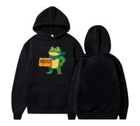 kakazoomm store Sweat à Capuche Portland Frog Protest Activist Hoodie Funny Saying Graphic Pullover Hooded Sweatshirt Teens Women