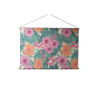 Kakemono fleurs d'été 80x120 cm - - Multicolore - Tissu