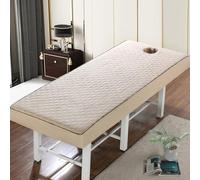 Kaki,70x185cm/2.2x6ft,Couvre-Lit De Massage Avec Trou De Visage, Couverture De Feuille De Lit De Massage Beauté Masage Couvre Élastique Pour 80 Cm Ou Moins Lit De Beauté