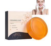 Kakira Persimmon Soap, Savons Au Kaki Pour Personnes âgées，1PC | Kakira Savon Solide Corps, Persimmon Soap Savons Solides Naturels, Pour Hommes Et Femmes, Nettoyage En Profondeur, 100 g