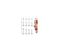 Kakonia 20G Piercing Tragus Helix Acier Chirurgical Piercing Labret Conch Argent Percings au Nez Oreille CZ Cartilage Boucles D'oreilles Pour Femmes Medusa Piercings