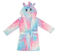 KAKU NANU Robe De Chambre Enfant Licorne Fille Peignoirs Poncho Polaire 10 11 Ans Peignoir Chaud Cadeau Fille