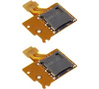 KAKUL-2Pcs Lecteur De Carte Micro Sd Fente Pour Carte Mémoire Titulaire De Carte Mémoire Tf Sd Pièce De Rechange De Réparation Compatible Avec Switch Console